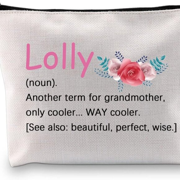 Other - Lolly Definition Makeup Bag Lolly Gift Grandmother Gift Mothers Day Gift Canvas